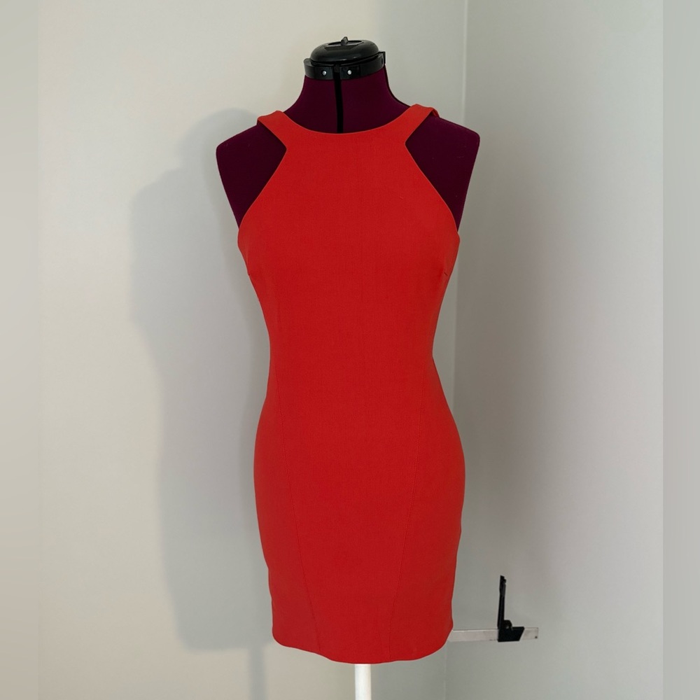 Elizabeth James red bodycon dress
